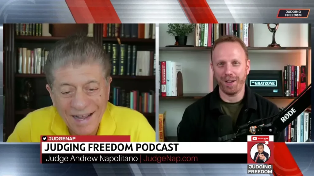 Judge Napolitano – Judging Freedom channel talks about an atrocity that israel just did