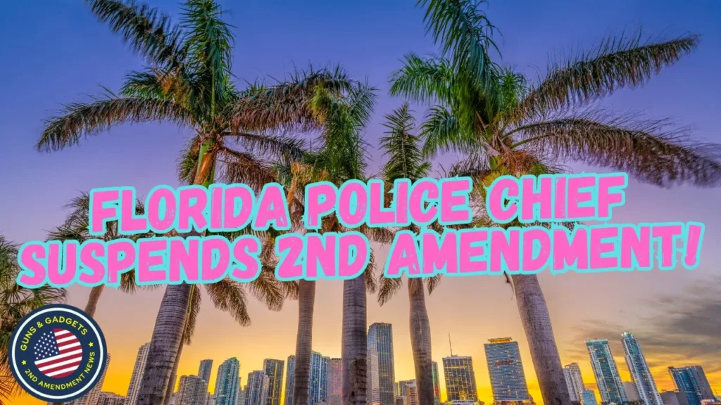 Guns & Gadgets 2nd Amendment News talks about how a flordia police chief suspended the second amendment during a hurricane and how that man should be charged and fired