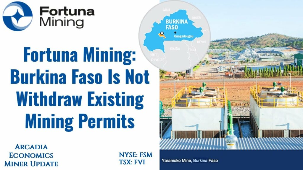 Arcadia Economics talks about how fortuna mining and their mining permits