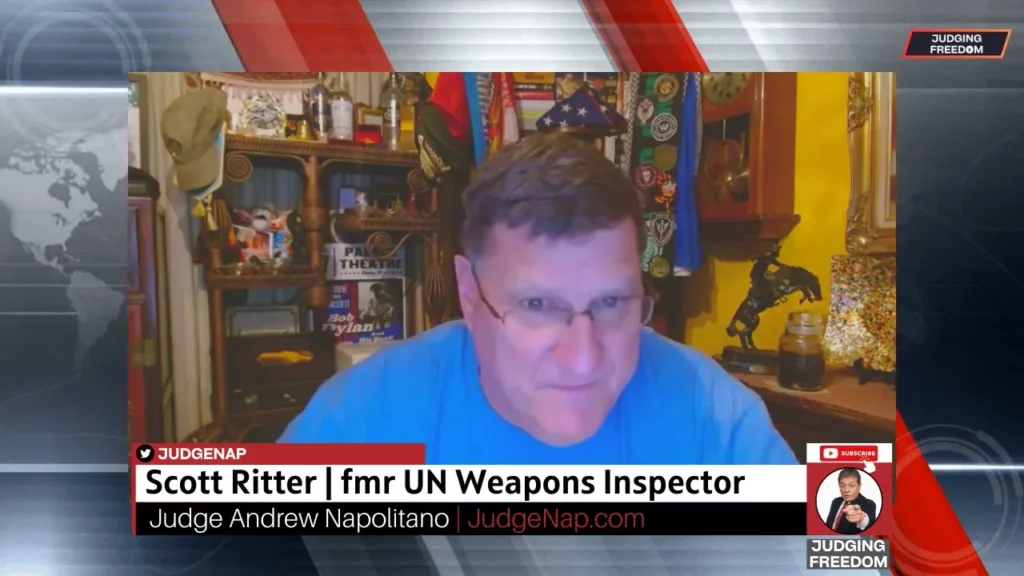 Judge Napolitano – Judging Freedom talks about how scott ritter has an opinion on the Iranian attack