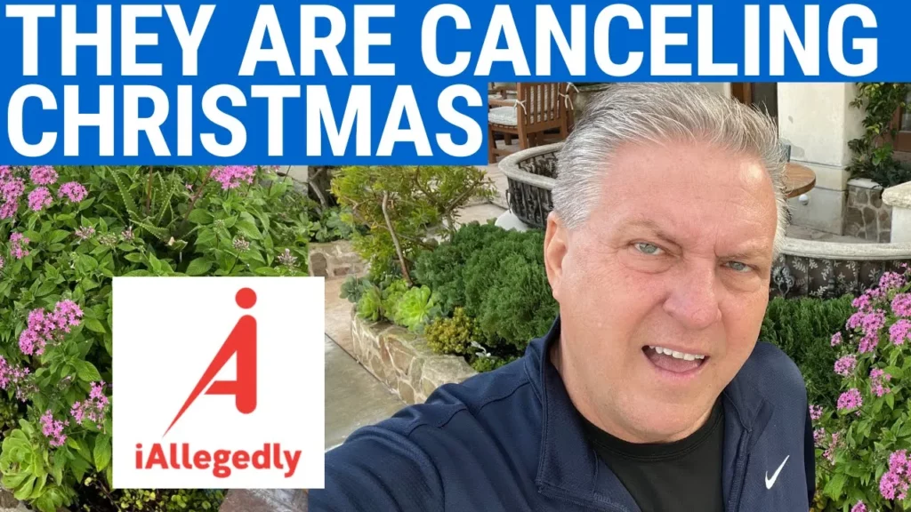 I Allegedly talks about how they are canceling Christmas