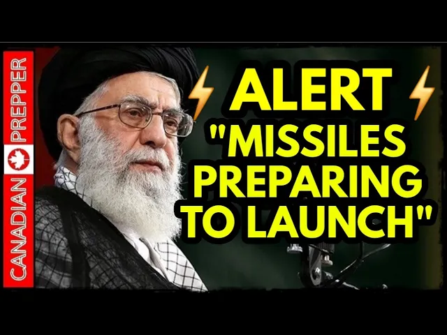 Canadian Prepper talks about iran preparing a bigger strike on Israel