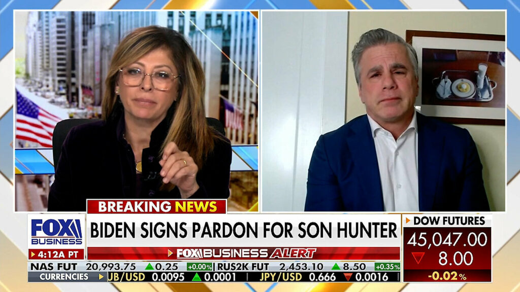 Judicial Watch with tom fitton talks about biden pardoning his son