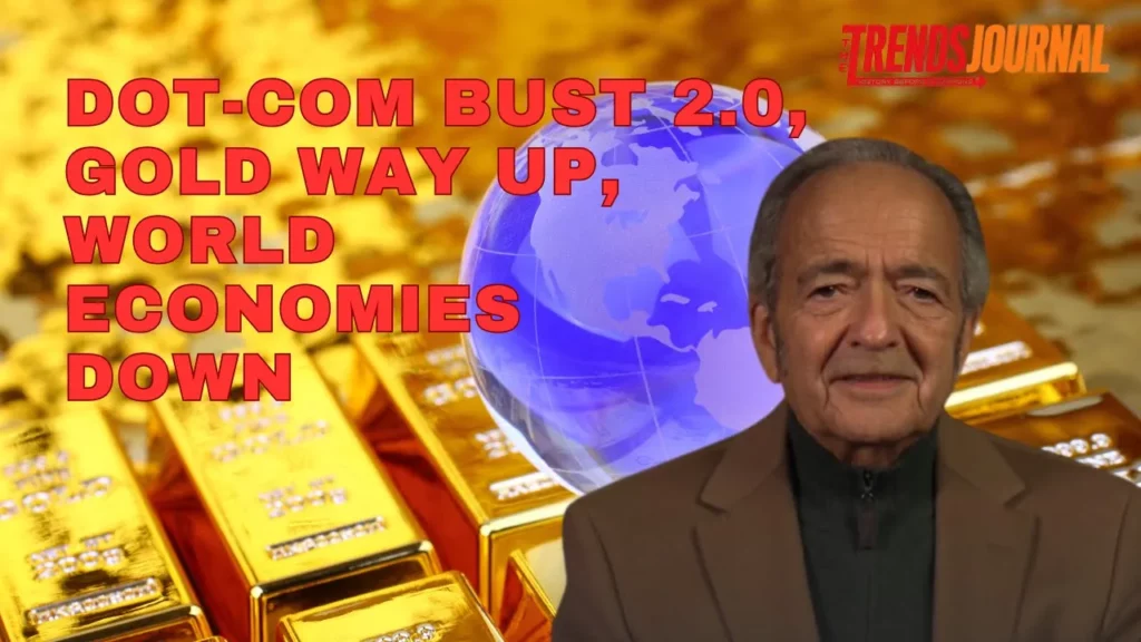 Gerald Celente talks about how gold is up and the world economies is down
