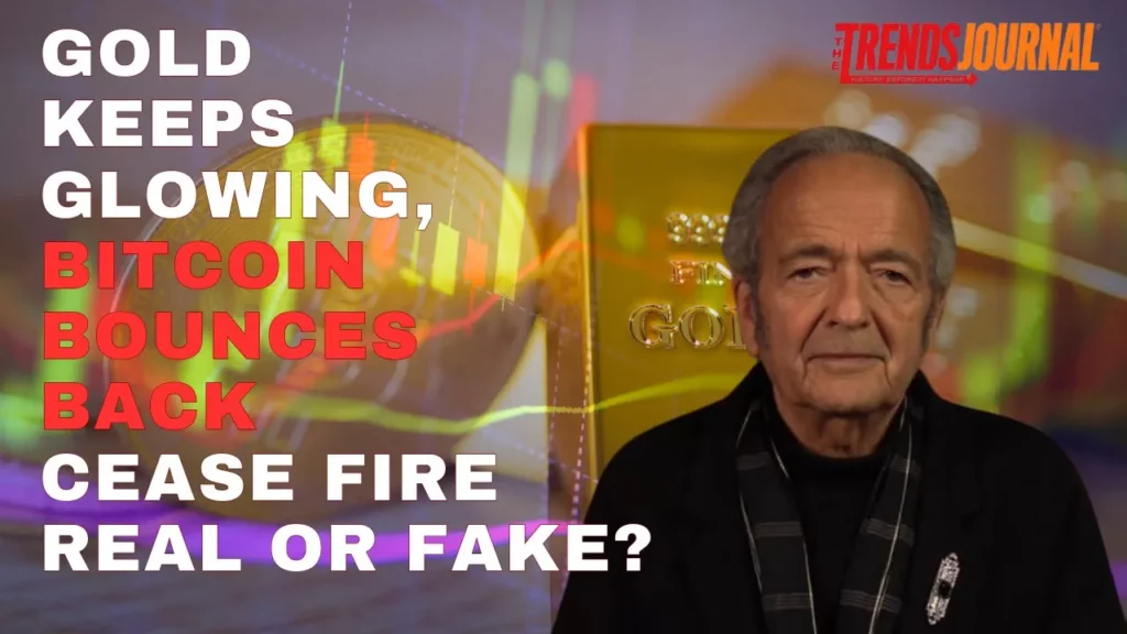 Gerald Celente talks about how gold keeps glowing bitcoin bounces back