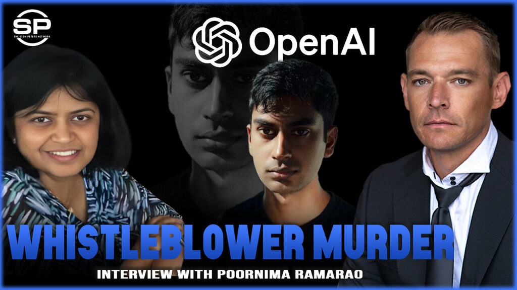 Stew Peters Network talks about the OpenAi whistleblower who was murdered