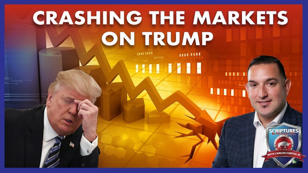 Stew Peters Network talks about how scriptures and wallstreet is crashing the markets on trump