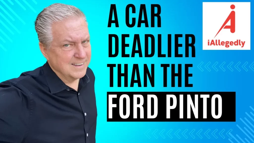 I Allegedly talks about how a car is deadlier than the ford pinto
