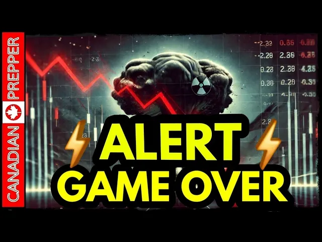 Canadian Prepper talks about an alert that the canadian dollar is crashing and panic buying is occuring