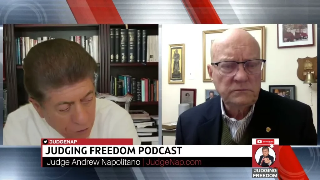Judge Napolitano – Judging Freedom channel talks about Lawrence Wilkerson and trump's minions