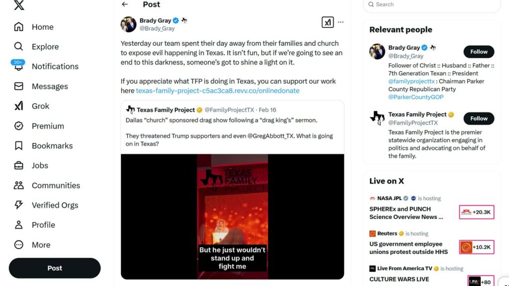 RichieFromBoston talks about a drag queen that threatens to sacrifice trump supports on camera