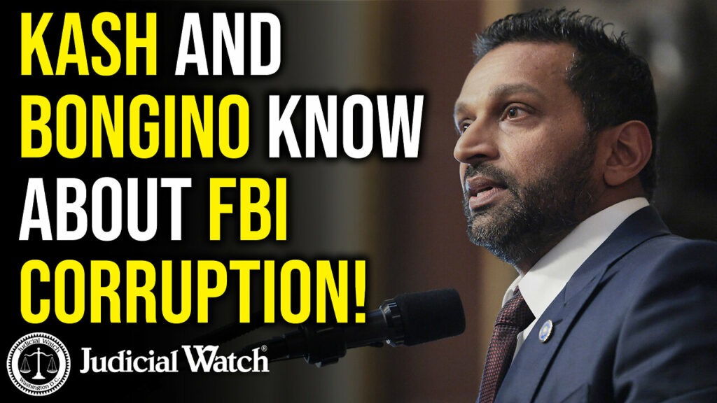 Judicial Watch with bongino about FBI corruption