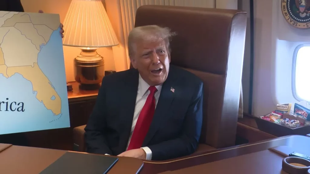 The White House talks about how president trump signed a proclamation regarding the gulf of america