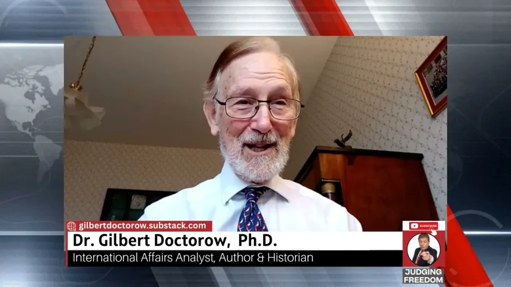 Judge Napolitano – Judging Freedom channel talks about how trump has no intention of following through on gaza