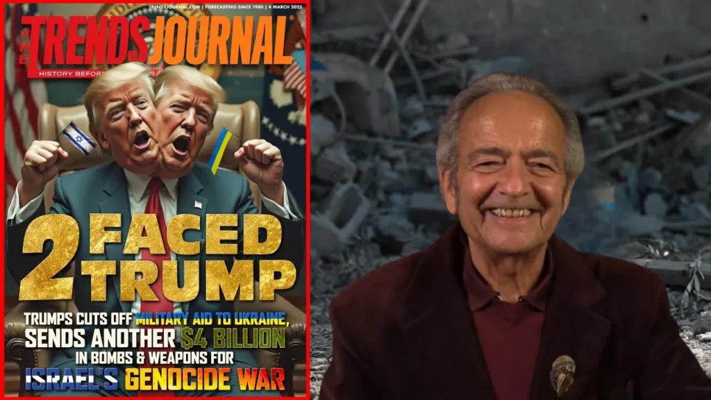Gerald Celente on trends journal talks about how trump is a 2-faced israel lover
