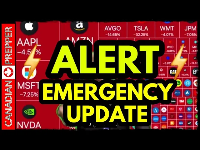 Canadian Prepper talks about an alert