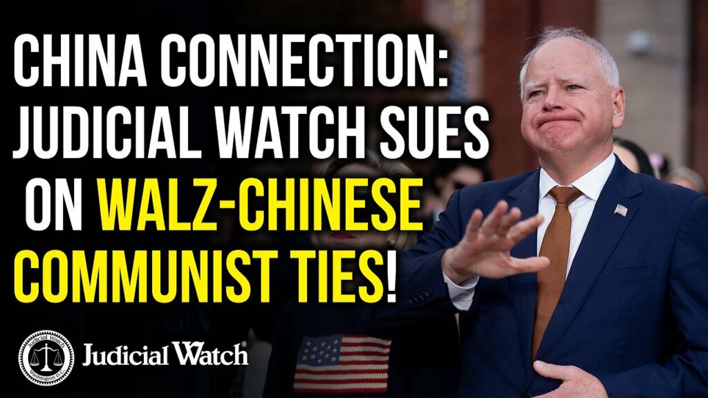 Judicial Watch talks about how the china connection that judicial watch is sueing