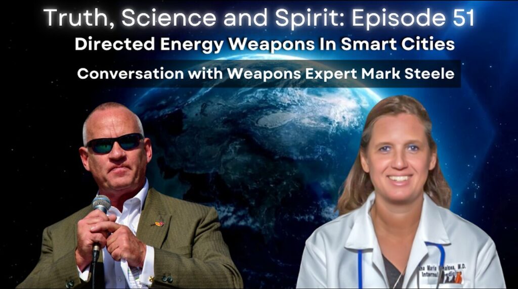 Ana Maria Mihalcea talks about how directed energry weapons are in smart cites with mark steele