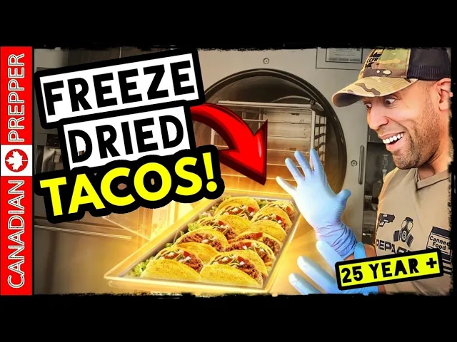 Canadian Prepper talks about how he created survival tacos
