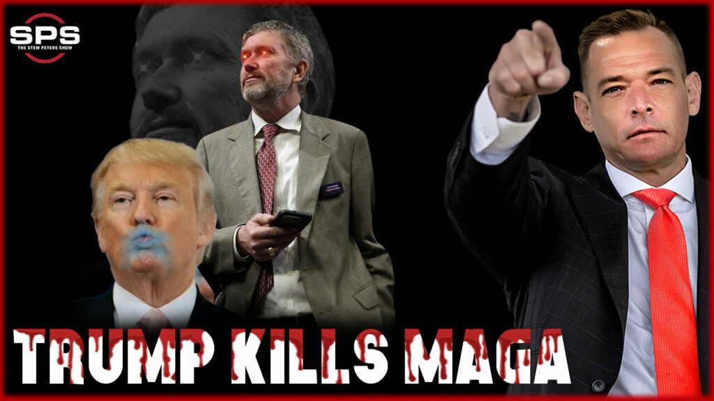 Stew Peters Network talks about how MAGA is dead as trump serves his israeli master by vowing to primary thomas massie