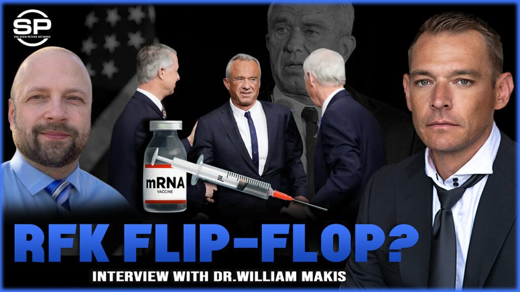Stew Peters Network talks about how rfk is now pushing mrna's for messles