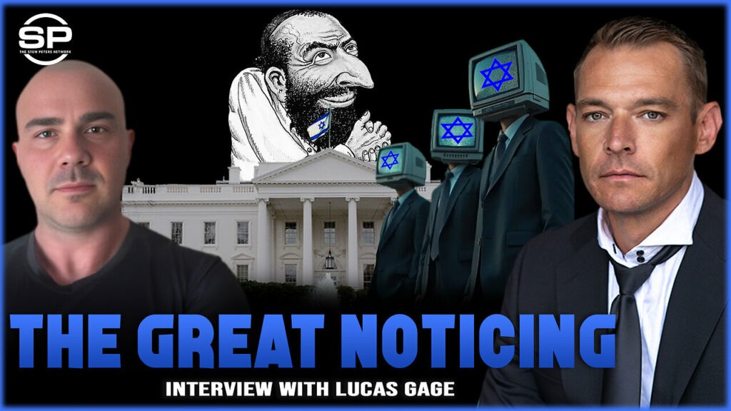 Stew Peters Network talks about how the noticing is going mainstream but expect jews to install controlled opposition plants