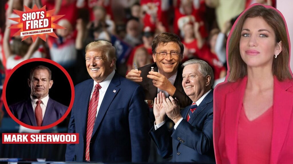 Stew Peters Network talks about trump ending vaccine funding and endorsing gay lindsey graham