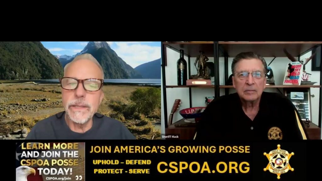 The CSPOA talks about how the second amendment is his permit