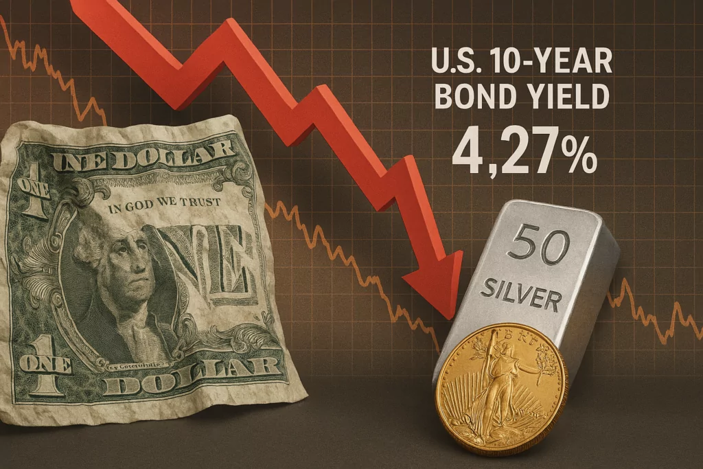 dying dollar, rising interest rates and inflation and rising silver prices | Silver Savior
