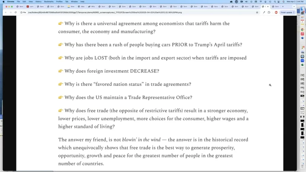 The Healthy American Peggy Hall talks about if tariffs are so great then why does she have her hands on economic data that says otherwise