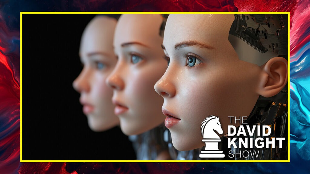 The David Knight Show talks about 1982 human robots that are about to have an iphone moment as apple create Ai agent doctors