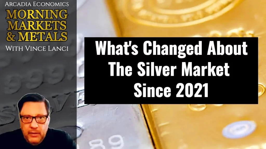 Arcadia Economicstalks about whats different about silver now vs silversqueeze