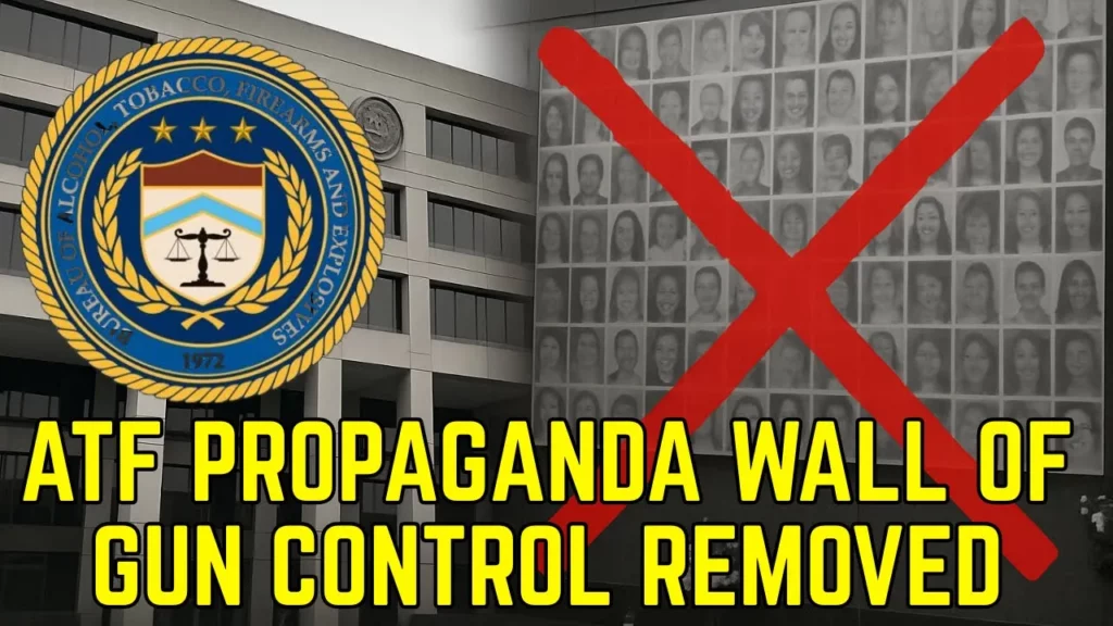 Guns & Gadgets 2nd Amendment News talks about the ATF silently removing gun control wall of propraganda