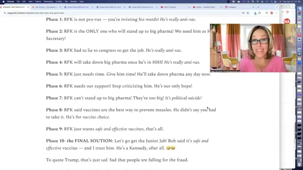 The Healthy American Peggy Hall talks about if you have bob delusion syndrome