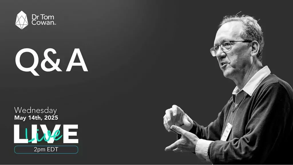 DrTomCowan talks during a q and a webinar