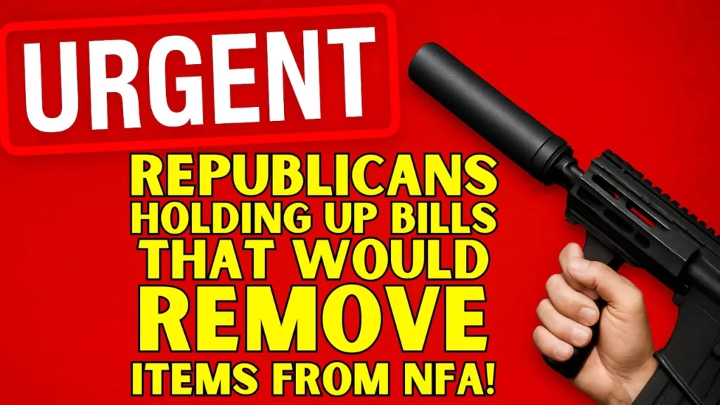 Guns & Gadgets 2nd Amendment News talks about how urgent republicans that are holding up hearings on protection short barreled rifle bills