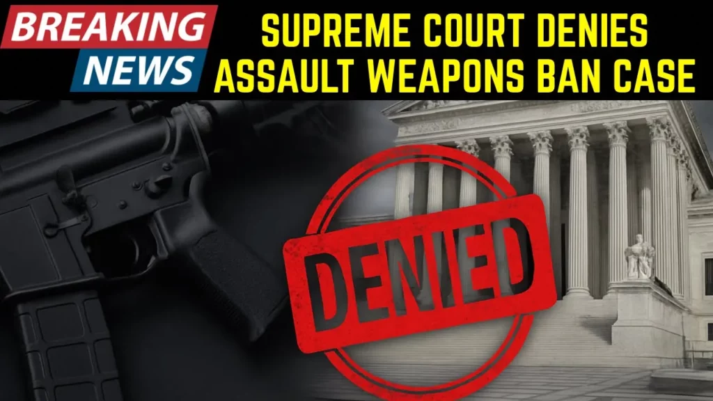 Guns & Gadgets 2nd Amendment News talks about breaking news as the supreme court denies assault weapons
