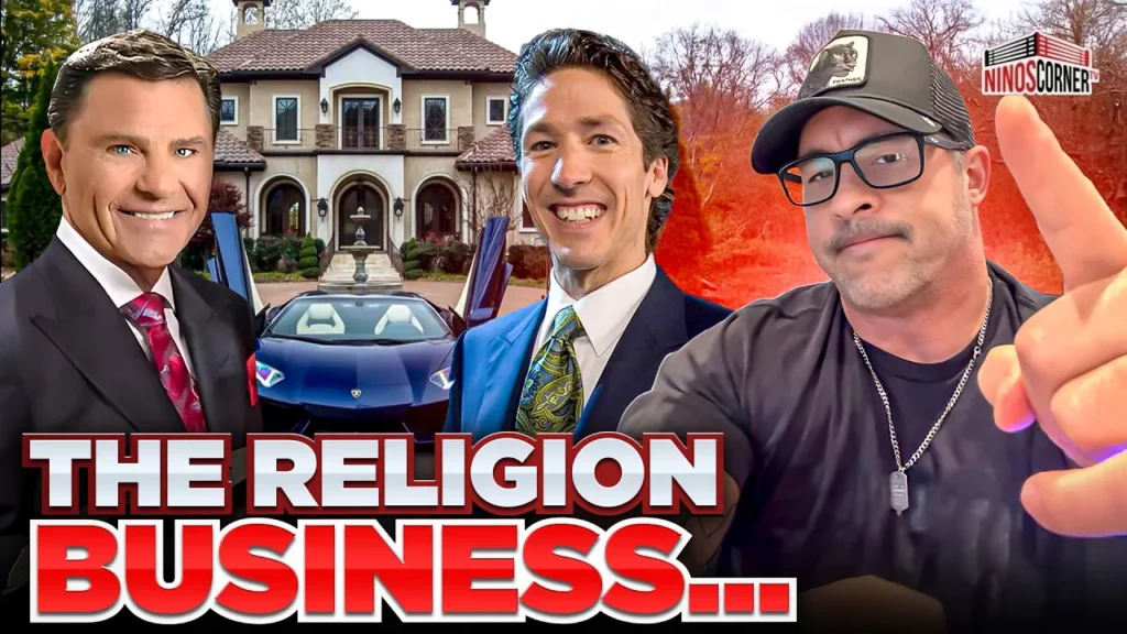 David Nino Rodriguez talks about how its god or greed inside the religion business