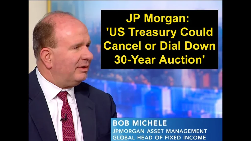 Arcadia Economics talks about how jp morgan could cancel or dial down a 30 year auction