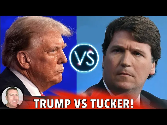 Mark Dice talks about how trump vs trucker carlson and its big trouble brewing