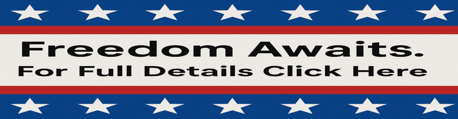 Patriotic Freedom Banner