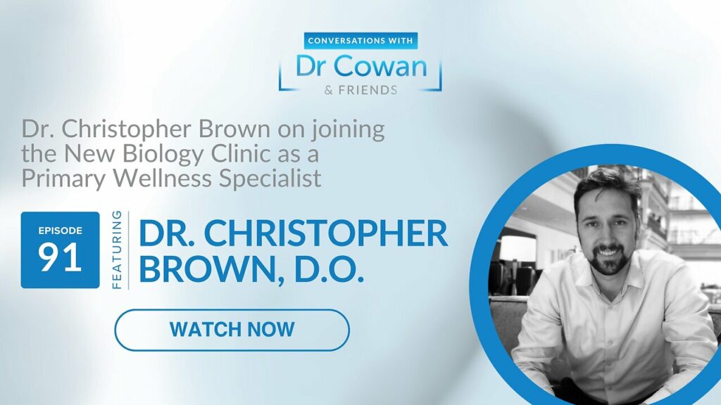 DrTomCowan hosts conversations with dr. christopher brown