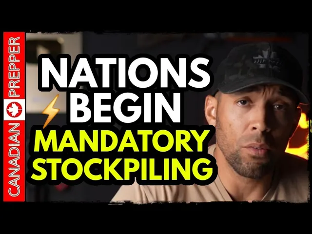 Canadian Prepper talks about how governments begin mandatory