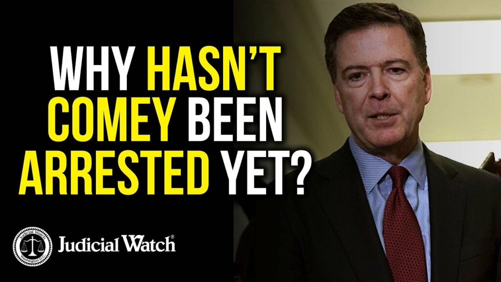 Judicial Watch talks about why comey hasn't been arrested yet