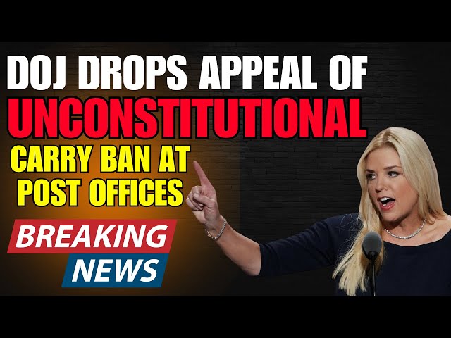 Guns & Gadgets 2nd Amendment News talks about good news as the department of justice drops appeal of unconstitutional carry ban