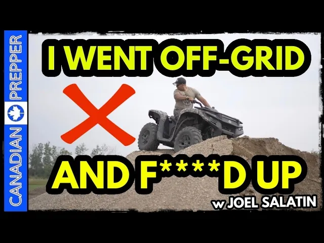 The Canadian Prepper talks about being off grid