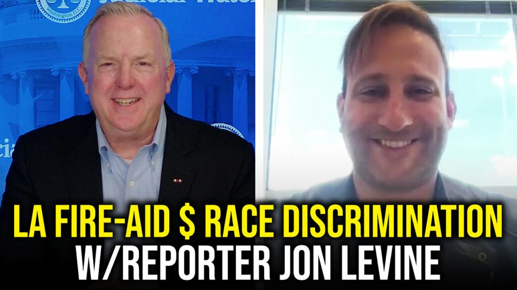 Judicial Watch talks about the LA fire