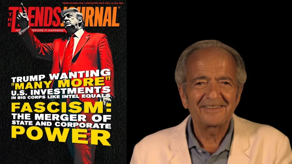 Gerald Celente talks about trumps corporate deals that equal Mussolini fascism