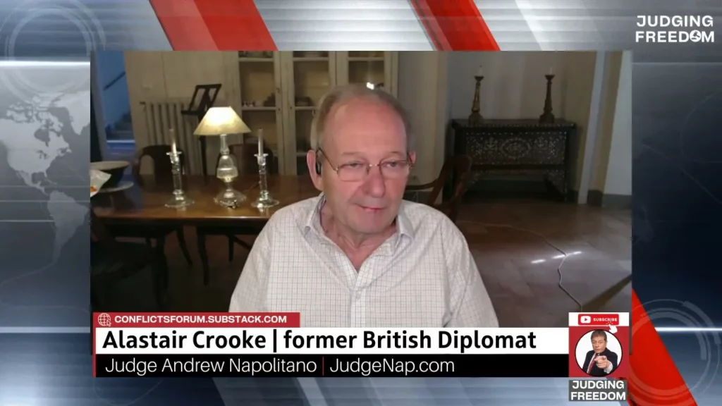 Judge Napolitano – Judging Freedom channel alastair crooke
