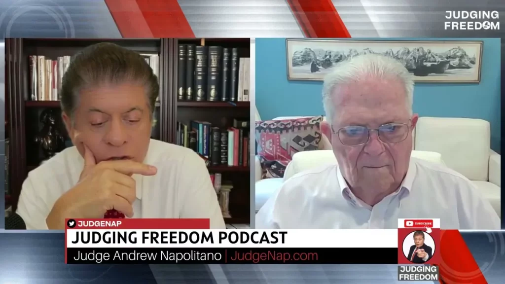 Judge Napolitano – Judging Freedom channel talks about amb chas freeman and the explotation of charlie kircks death